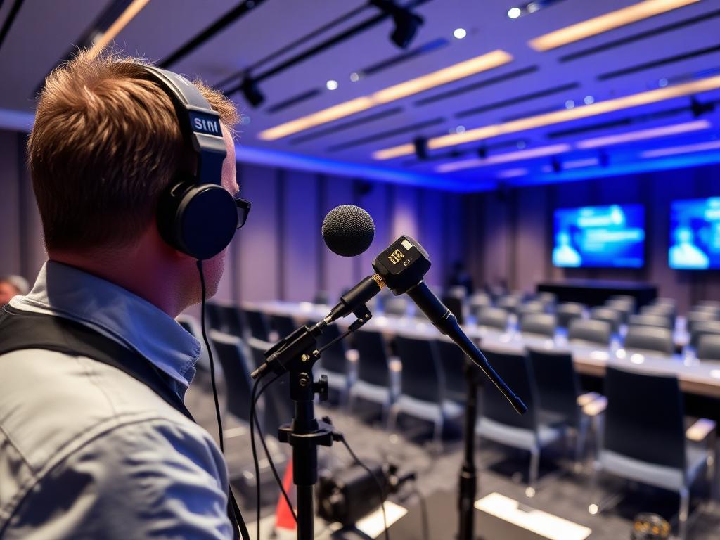 Conference audio setup